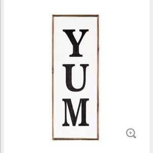 Hobby Lobby Wooden YUM Sign